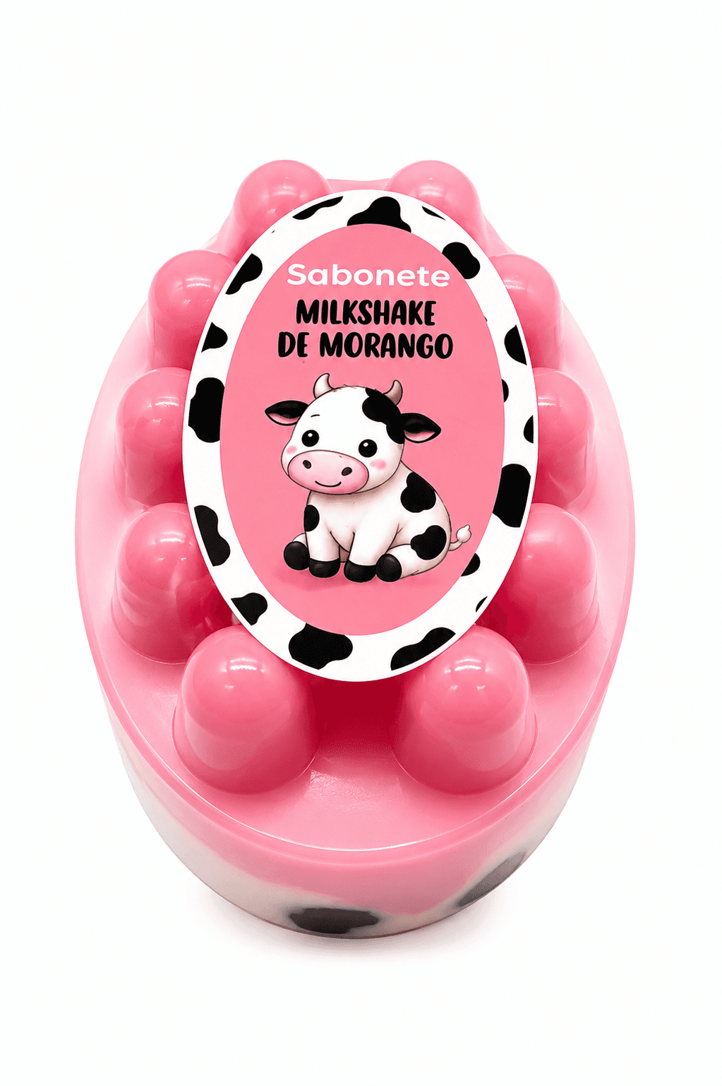 Sabonete Artesanal de Milkshake de Morango
