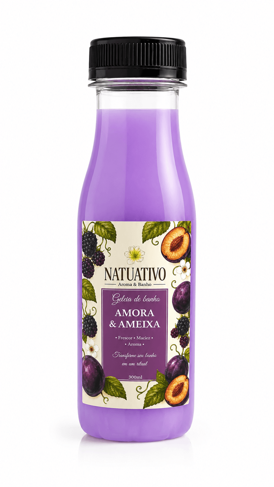 Geleia de Banho Amora e Ameixa