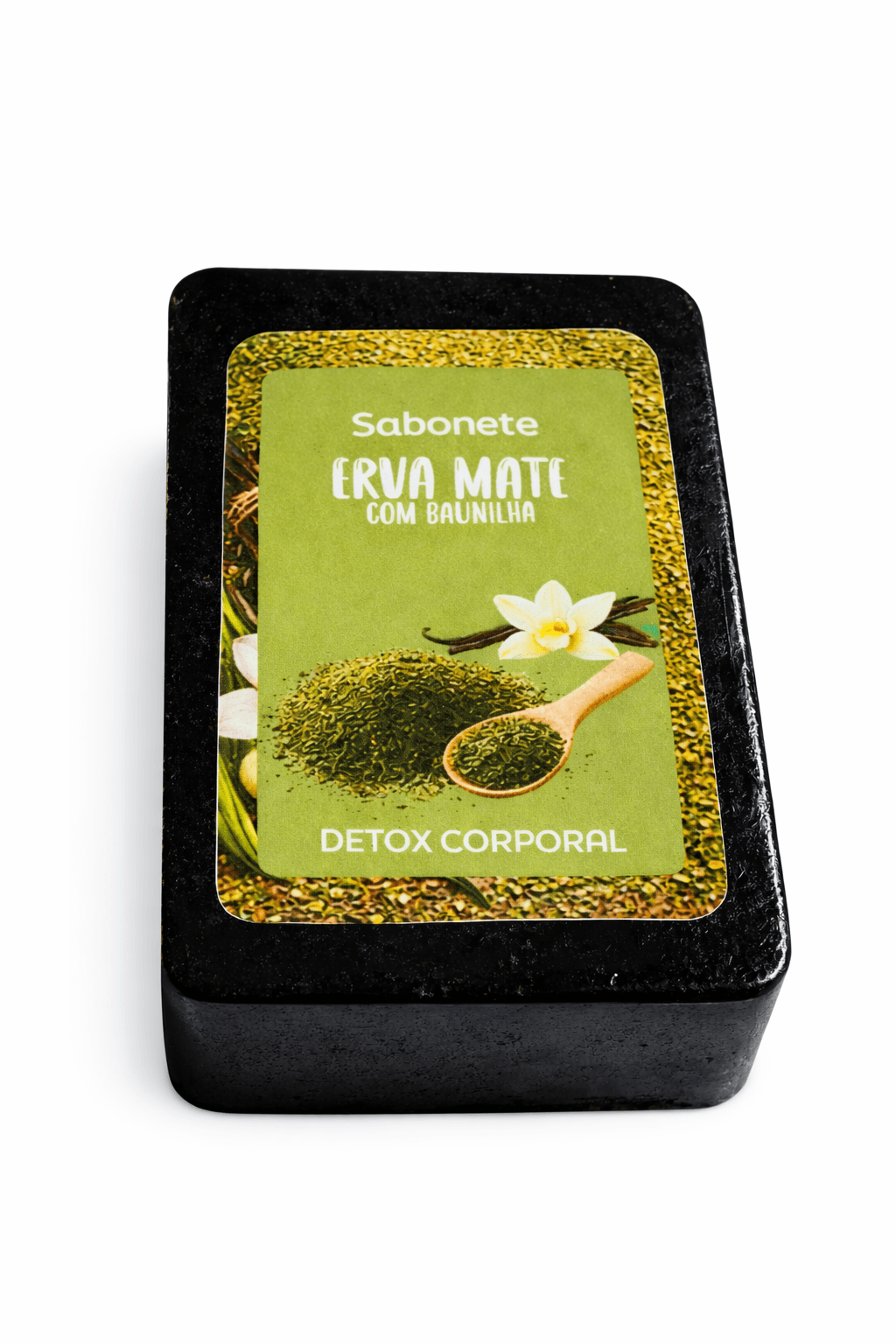 Sabonete Artesanal de Erva-Mate & Baunilha