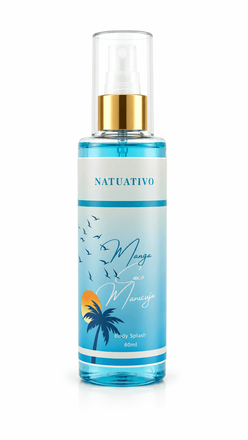 Body Splash Manga, Coco e Maracujá 60ml