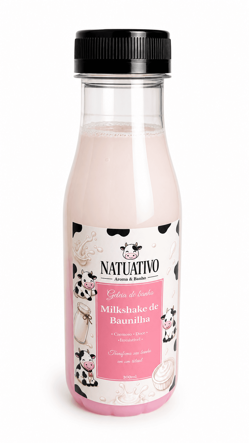 Geleia de banho Milkshake de Morango